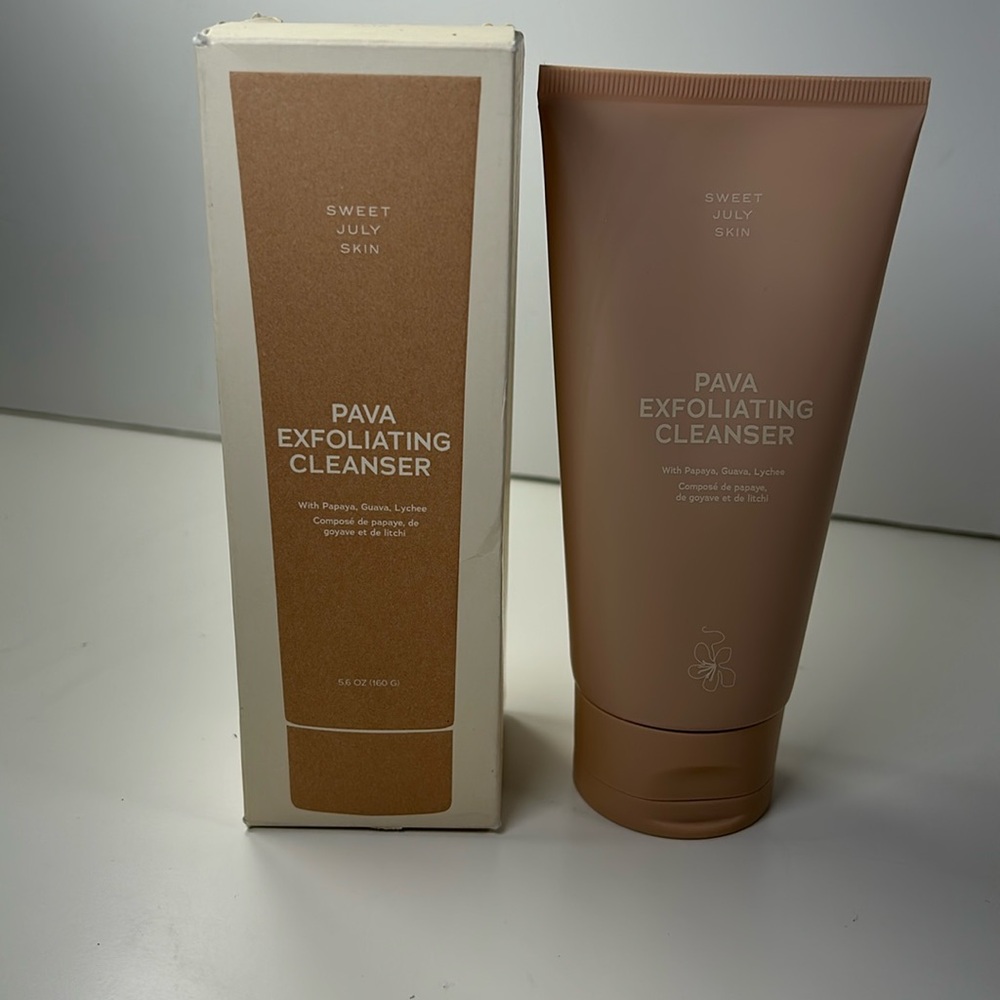 New Sweet July Skin Pava Exfoliating Cleanser 5.6 fl oz
